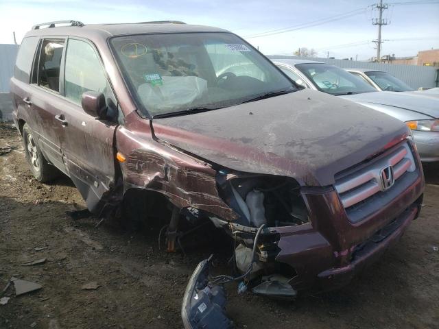 HONDA PILOT EXL 2007 with VIN 5FNYF18797B009610 - Photo from auction