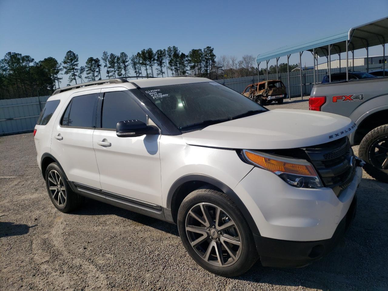 FORD EXPLORER X 2015 with VIN 1FM5K7D88FGC45228 - Photo from auction