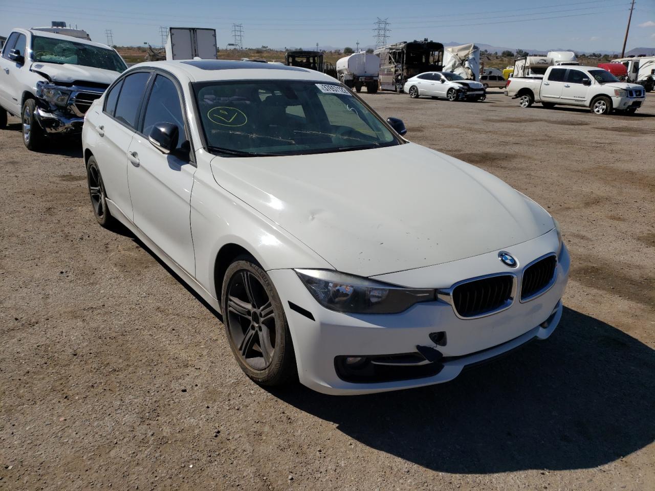 BMW 328 I 2012 with VIN WBA3A5C59CF257154 - Photo from auction