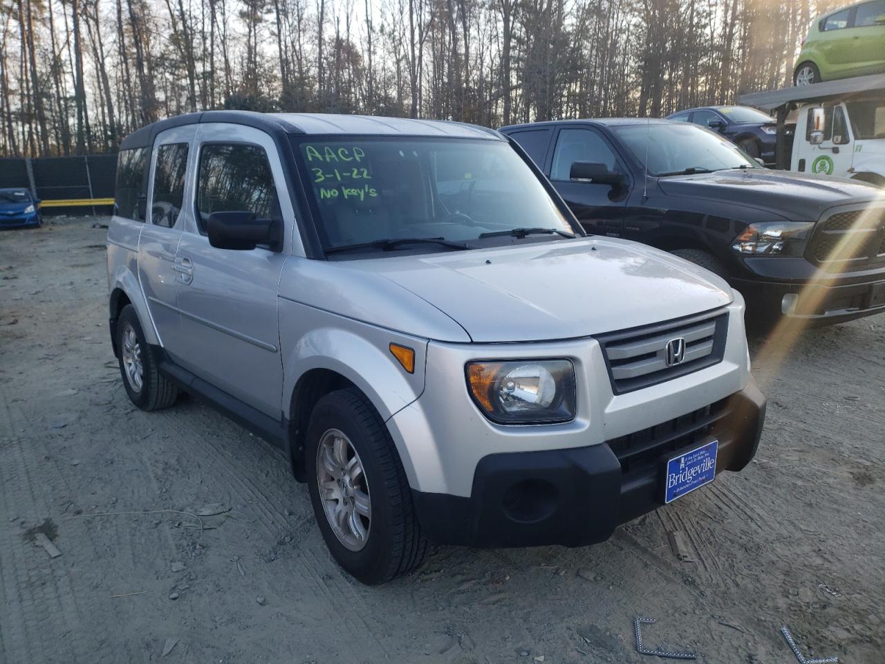 Photo 1 from auction – 2008 HONDA ELEMENT EX with VIN 5J6YH28788L001202