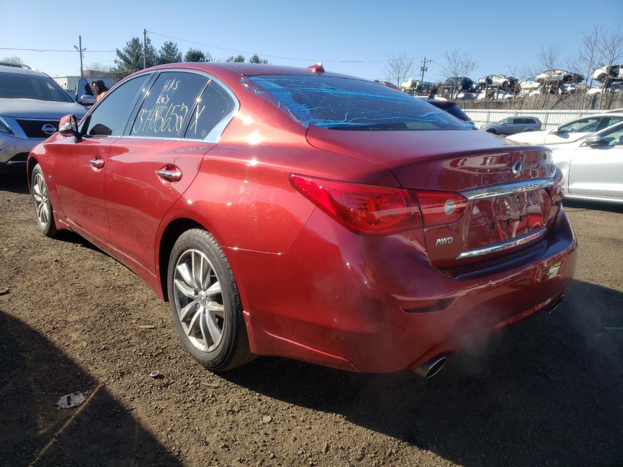 Photo 3 from auction – 2015 INFINITI Q50 BASE with VIN JN1BV7AR6FM416218