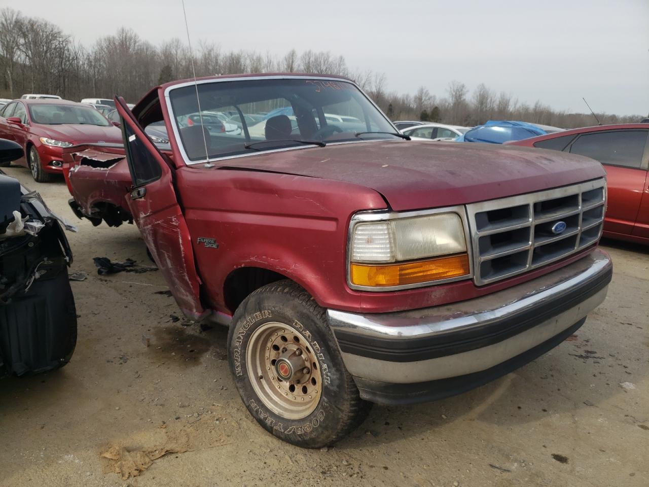 FORD F150 1993 with VIN 1FTCF15N7PKB39675 - Photo from auction