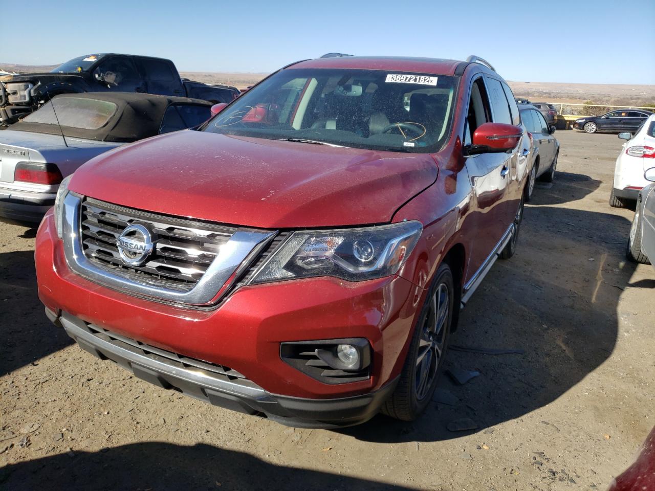 Photo 2 from auction – 2017 NISSAN PATHFINDER with VIN 5N1DR2MMXHC913449