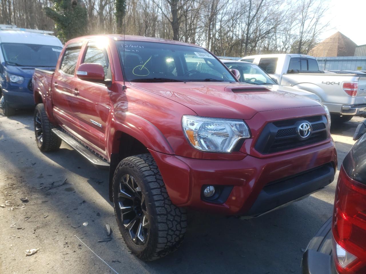TOYOTA TACOMA DOU 2015 with VIN 3TMLU4EN5FM200861 - Photo from auction