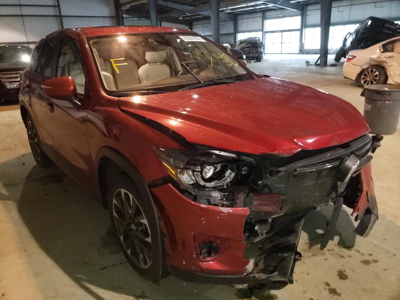 Photo 1 from auction – 2016 MAZDA CX-5 GT with VIN JM3KE2DY4G0874620