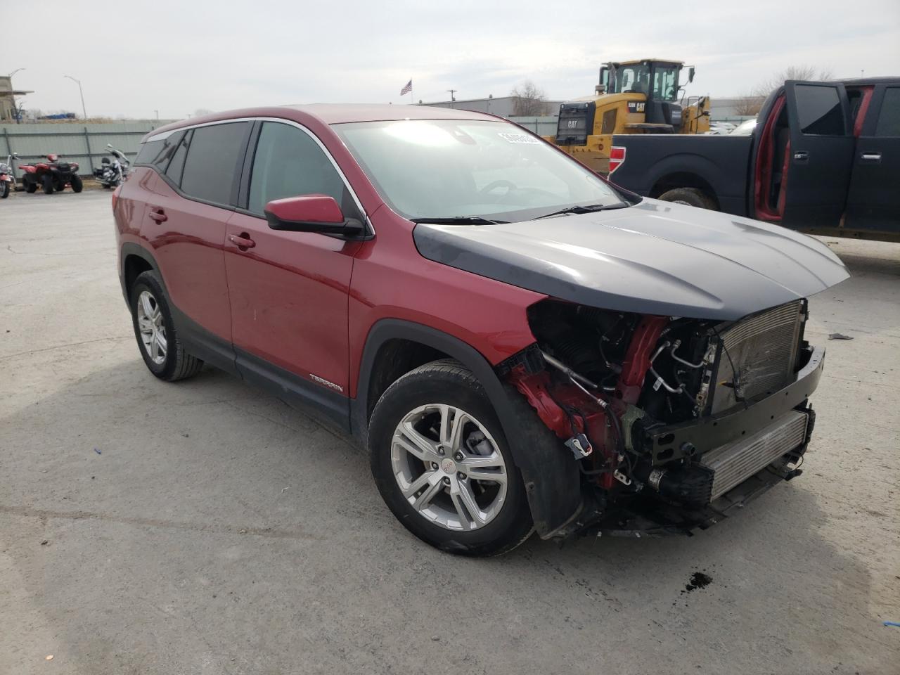 GMC TERRAIN SL 2020 with VIN 3GKALMEV9LL224693 - Photo from auction