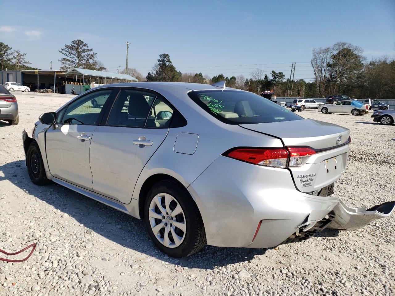 Photo 3 from auction – 2020 TOYOTA COROLLA LE with VIN JTDEPRAEXLJ073536