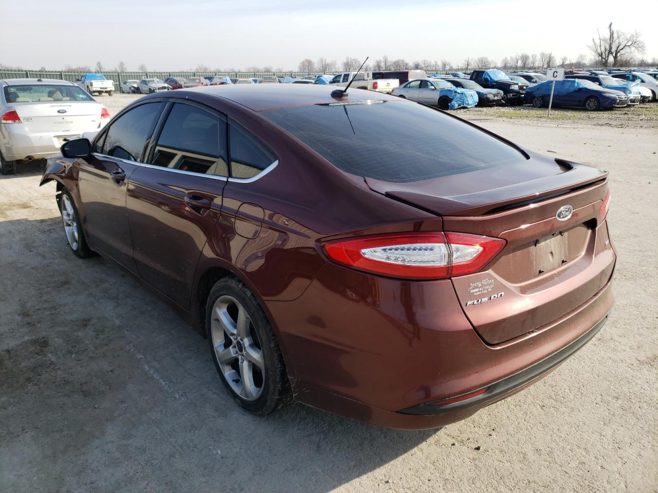 Photo 3 from auction – 2016 FORD FUSION SE with VIN 3FA6P0H73GR310778