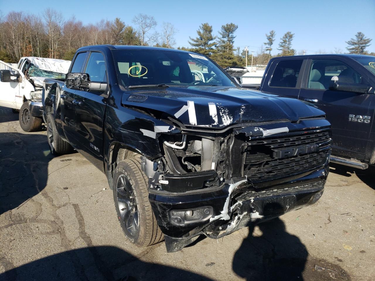 Photo 1 from auction – 2022 RAM 1500 BIG H with VIN 1C6SRFBT0NN164567