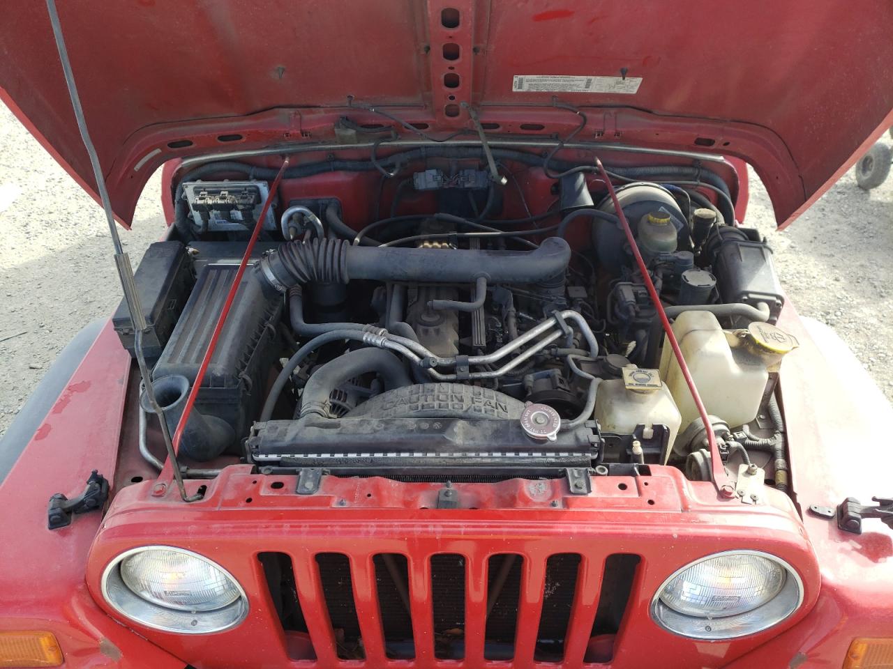 Photo 7 from auction – 2000 JEEP WRANGLER / with VIN 1J4FA49S2YP723493