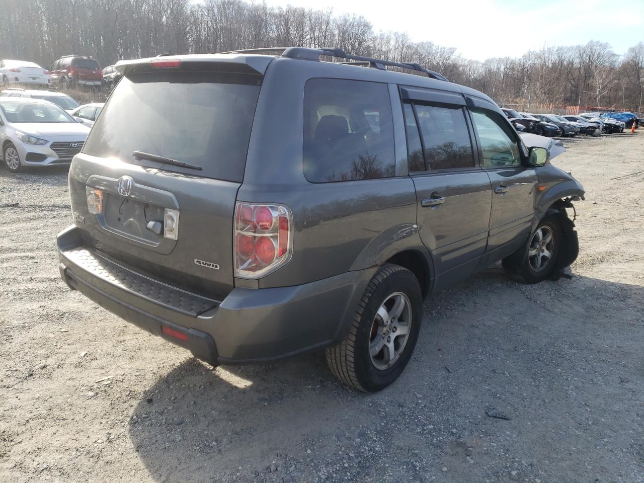Photo 4 from auction – 2007 HONDA PILOT EXL with VIN 2HKYF18797H506755