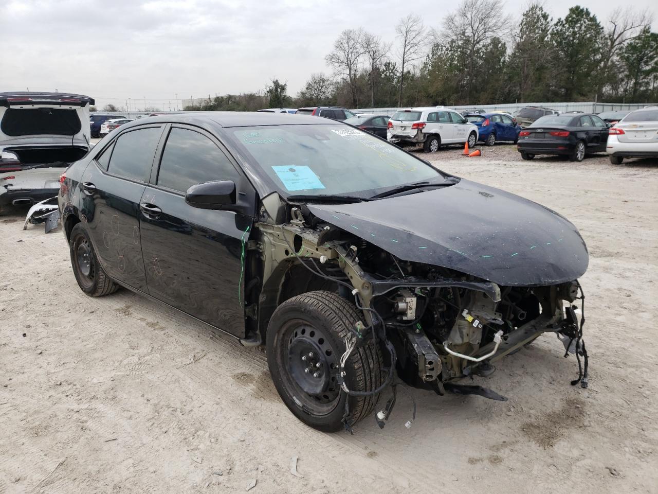 TOYOTA COROLLA L 2019 with VIN 5YFBURHE3KP876605 - Photo from auction
