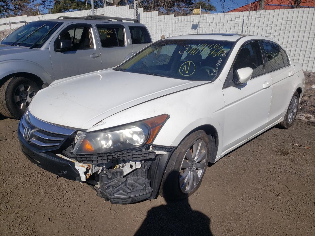 Photo 2 from auction – 2012 HONDA ACCORD EXL with VIN 1HGCP2F81CA005287