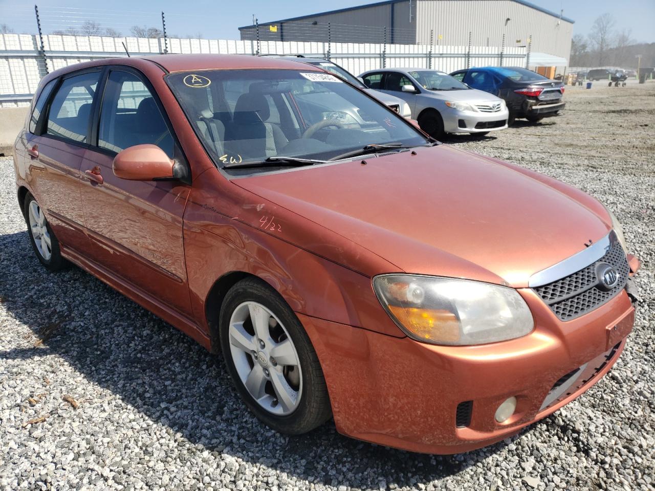KIA SPECTRA5 5 2008 with VIN KNAFE161785021182 - Photo from auction