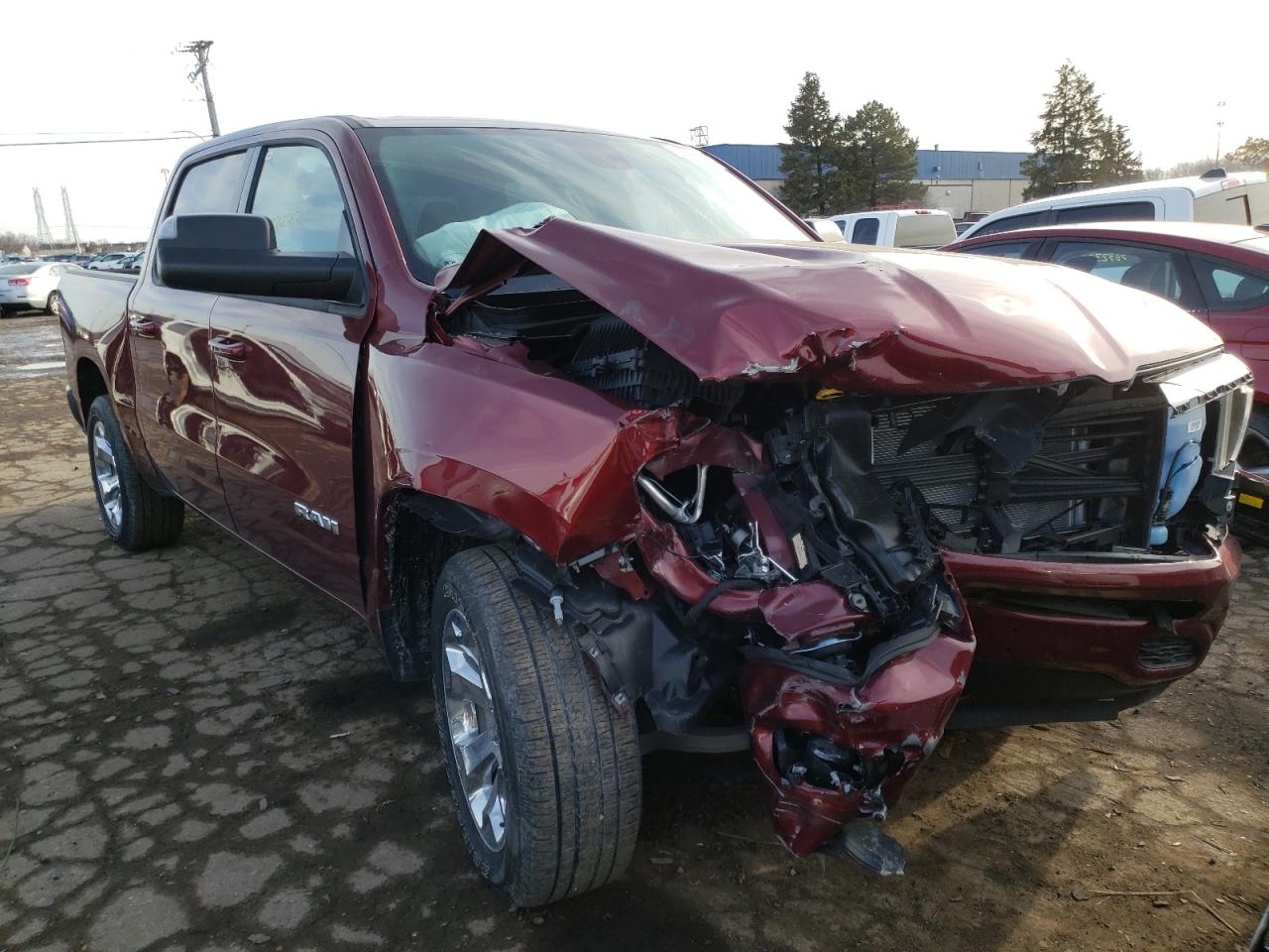RAM 1500 BIG H 2021 with VIN 1C6SRFFT8MN791235 - Photo from auction