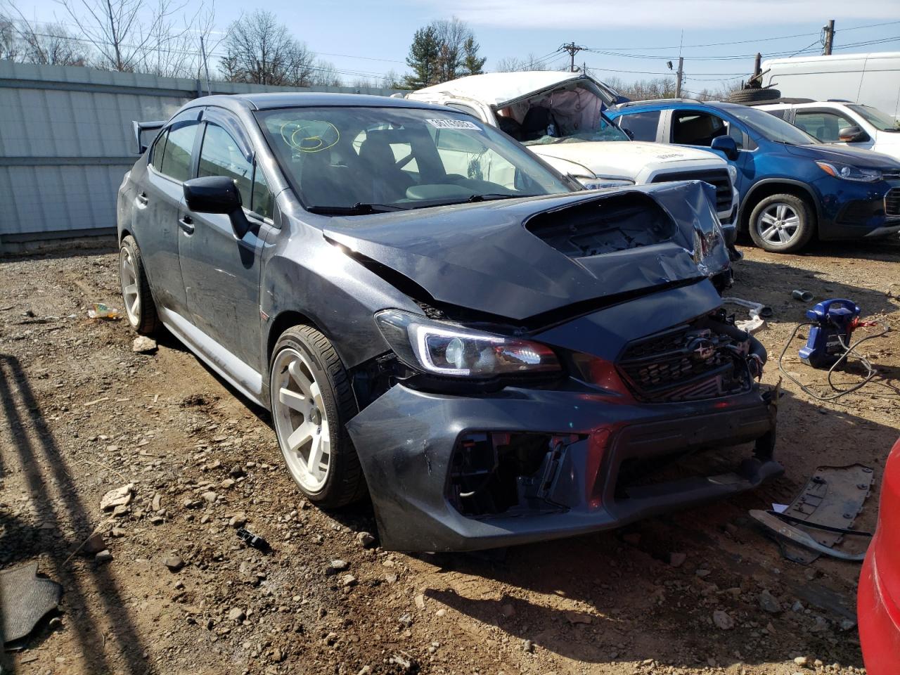 SUBARU WRX 2018 with VIN JF1VA1A60J9812302 - Photo from auction