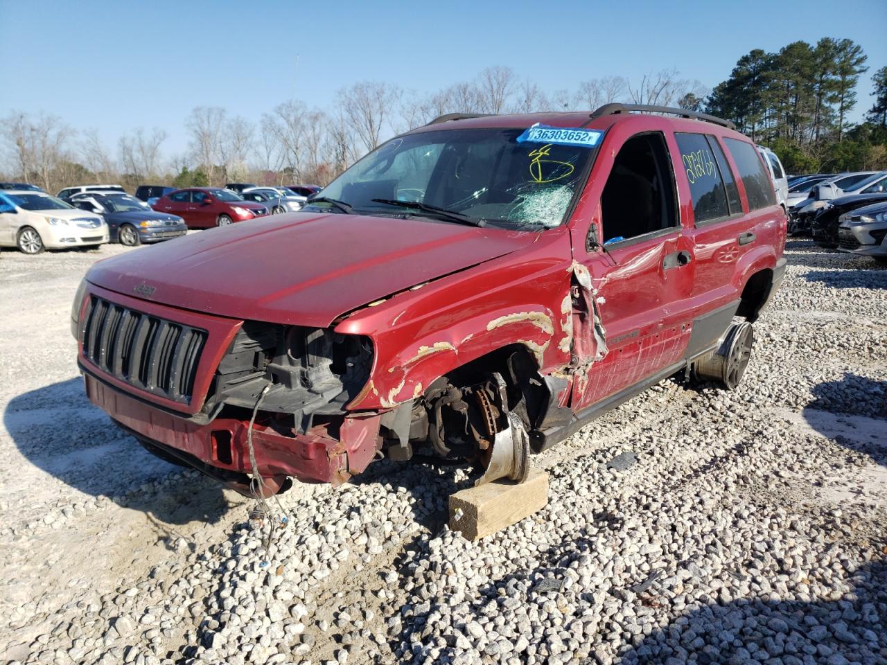 Photo 2 from auction – 2004 JEEP GRAND CHER with VIN 1J4GX48S14C220155
