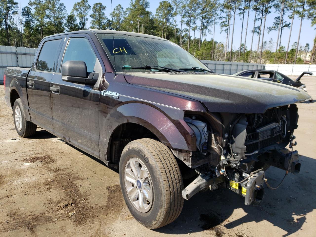 FORD F150 SUPER 2018 with VIN 1FTEW1CB7JFA63506 - Photo from auction