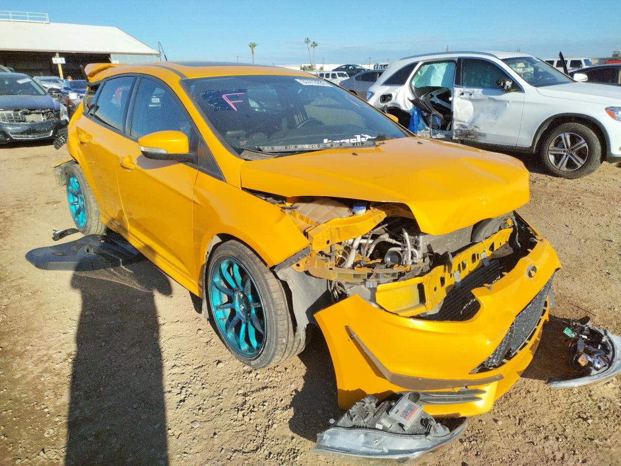 FORD FOCUS ST 2013 with VIN 1FADP3L99DL284828 - Photo from auction