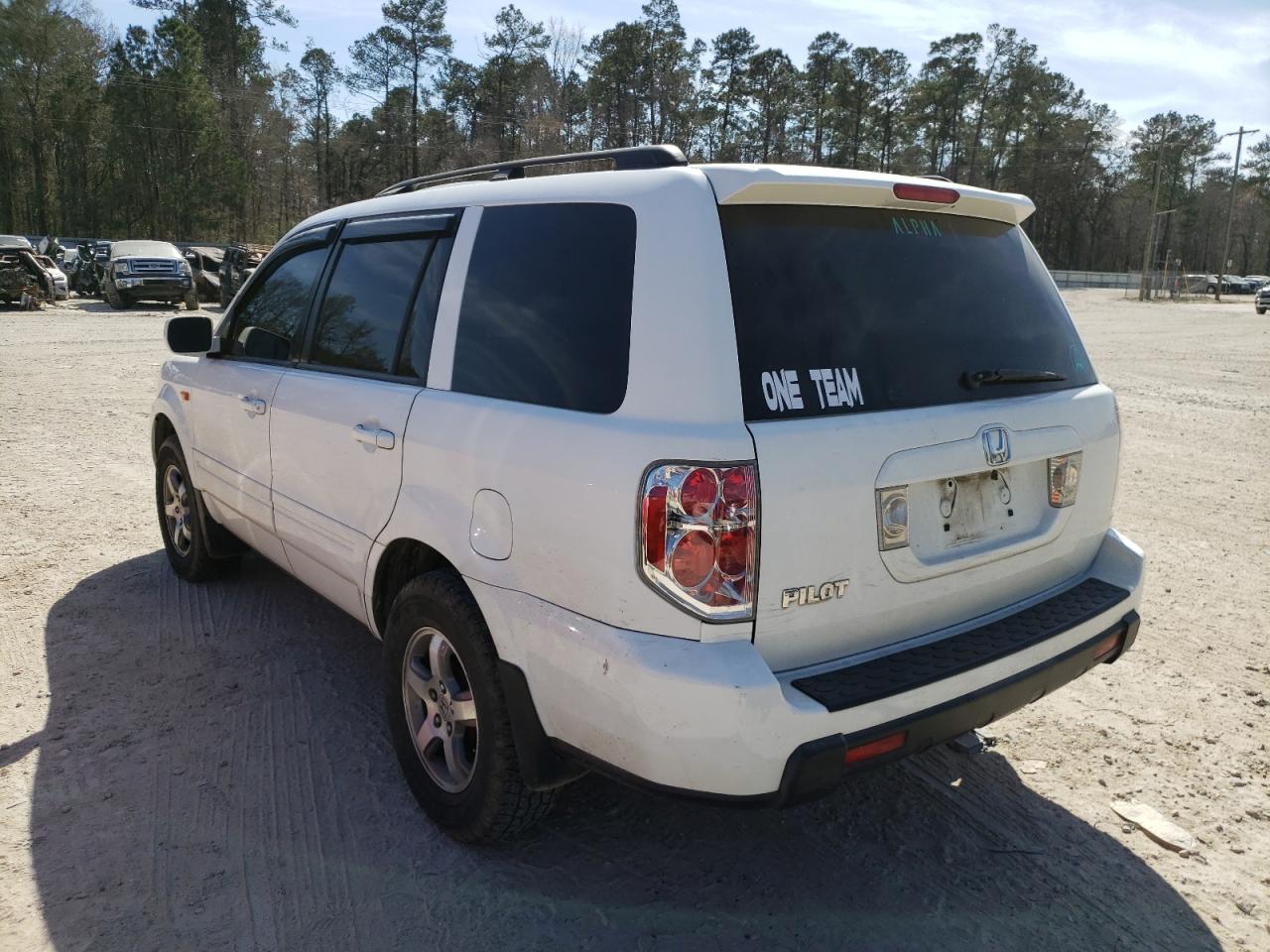 Photo 3 from auction – 2008 HONDA PILOT EXL with VIN 5FNYF28518B009154