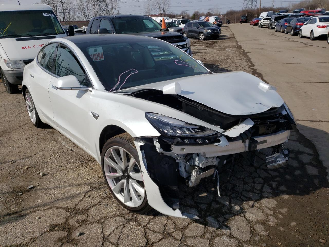 TESLA MODEL 3 2020 with VIN 5YJ3E1EA6LF661625 - Photo from auction