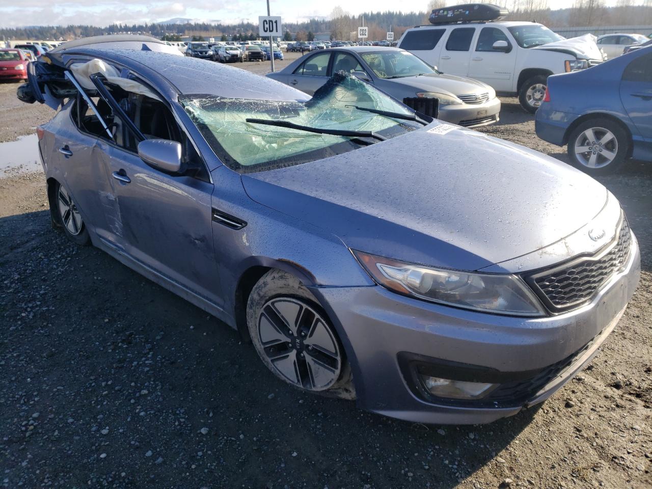 Zdjęcie 1 z aukcji – 2012 KIA OPTIMA HYB z VIN KNAGM4AD6C5023380