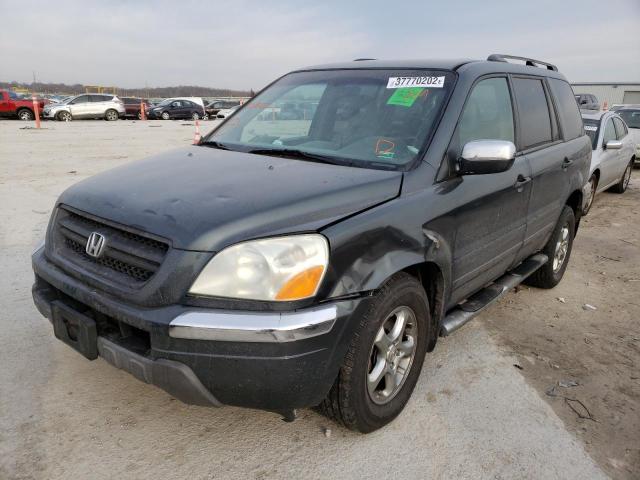 Photo 2 from auction – 2004 HONDA PILOT EXL with VIN 2HKYF18594H510850