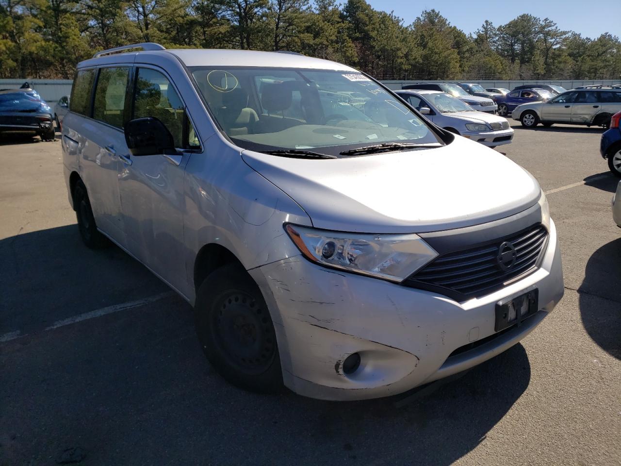 NISSAN QUEST 2014 with VIN JN8AE2KP0E9100893 - Photo from auction