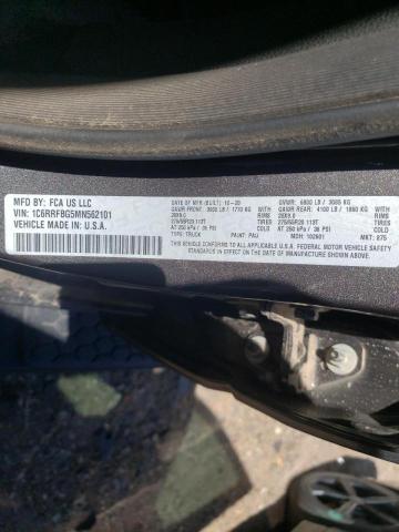 Photo 10 from auction – 2021 RAM 1500 BIG H with VIN 1C6RRFBG5MN562101