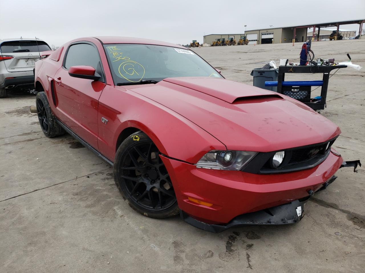 FORD MUSTANG GT 2010 with VIN 1ZVBP8CH8A5147334 - Photo from auction