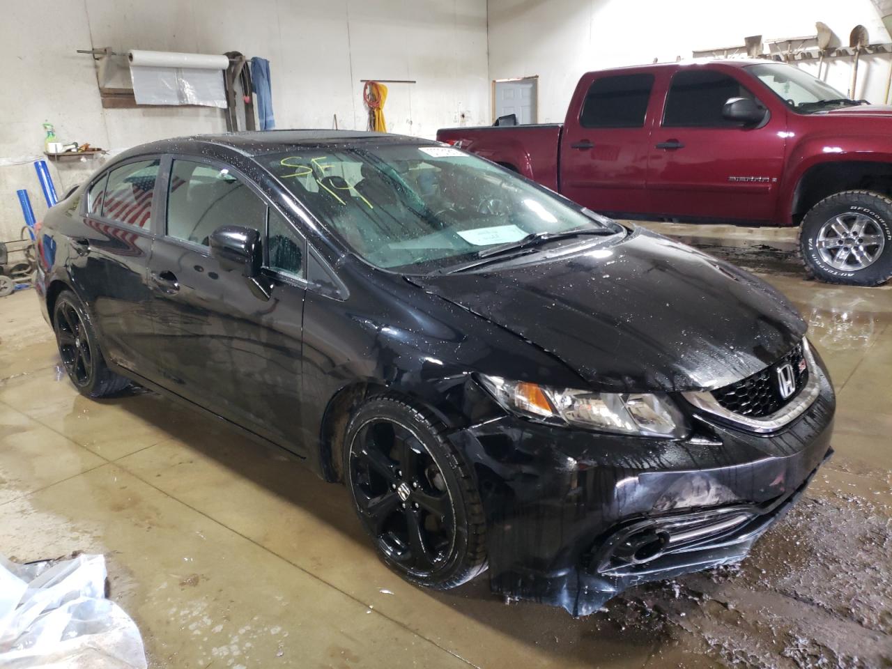 HONDA CIVIC SI 2014 with VIN 2HGFB6E58EH704169 - Photo from auction