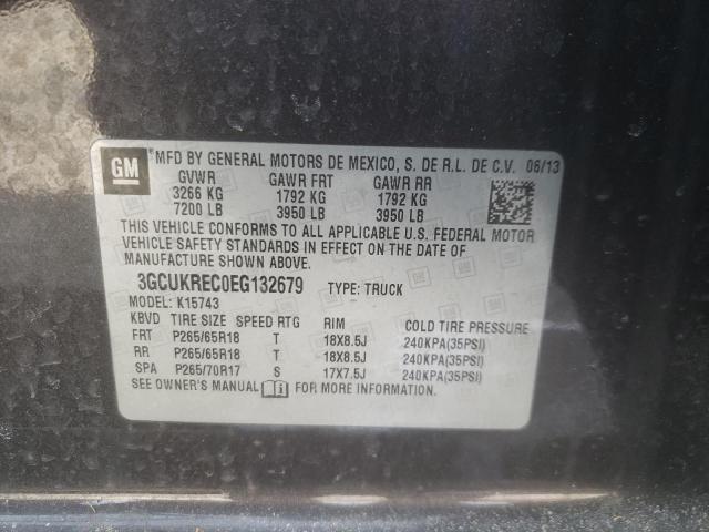 Photo 10 from auction – 2014 CHEVROLET SILVERADO with VIN 3GCUKREC0EG132679