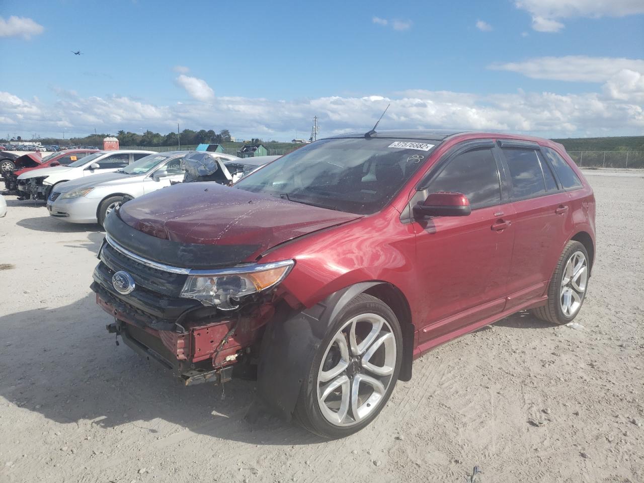 Photo 2 from auction – 2013 FORD EDGE SPORT with VIN 2FMDK4AK2DBA69596