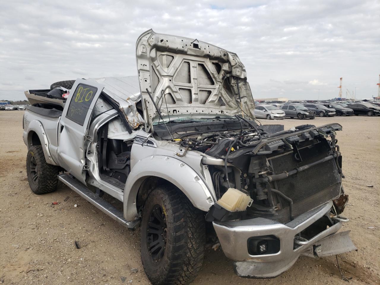 FORD F250 SUPER 2012 with VIN 1FT7W2BT3CEA50091 - Photo from auction
