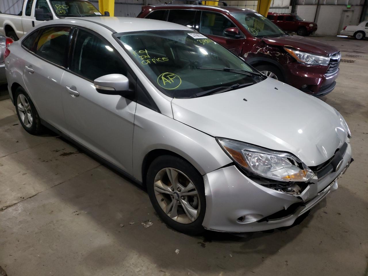 FORD FOCUS SE 2014 with VIN 1FADP3F21EL335545 - Photo from auction