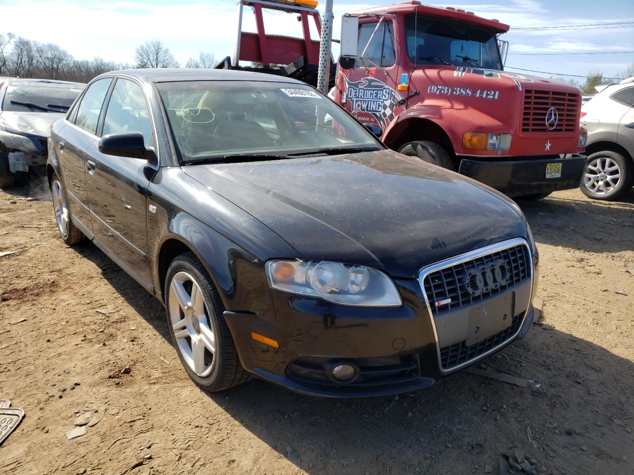 AUDI A4 2.0T 2008 with VIN WAUAF78E38A018037 - Photo from auction