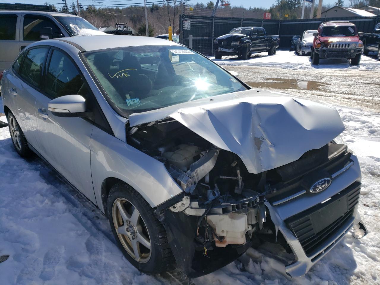 FORD FOCUS SE 2014 with VIN 1FADP3F2XEL214996 - Photo from auction