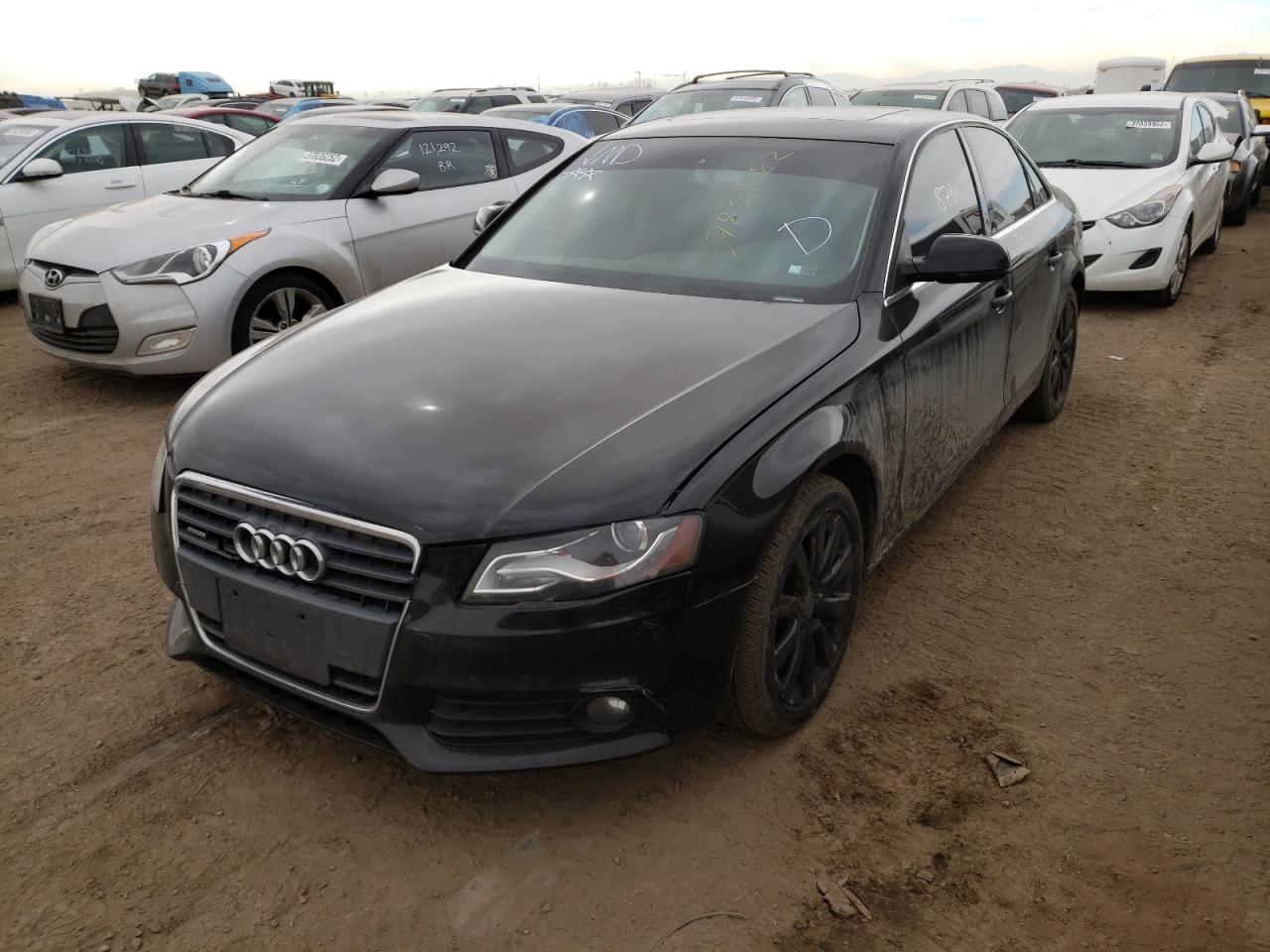 Photo 2 from auction – 2010 AUDI A4 PREMIUM with VIN WAUFFAFL5AN038275