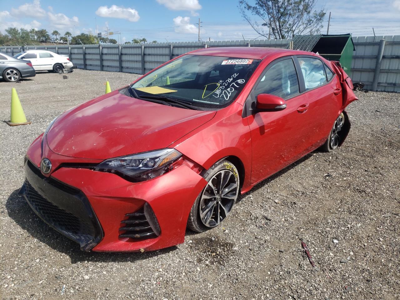 Photo 2 from auction – 2018 TOYOTA COROLLA L with VIN 2T1BURHE8JC022207