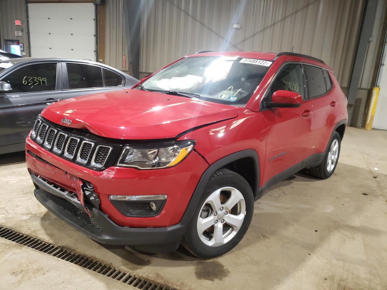 Photo 2 from auction – 2019 JEEP COMPASS LA with VIN 3C4NJDBBXKT703717