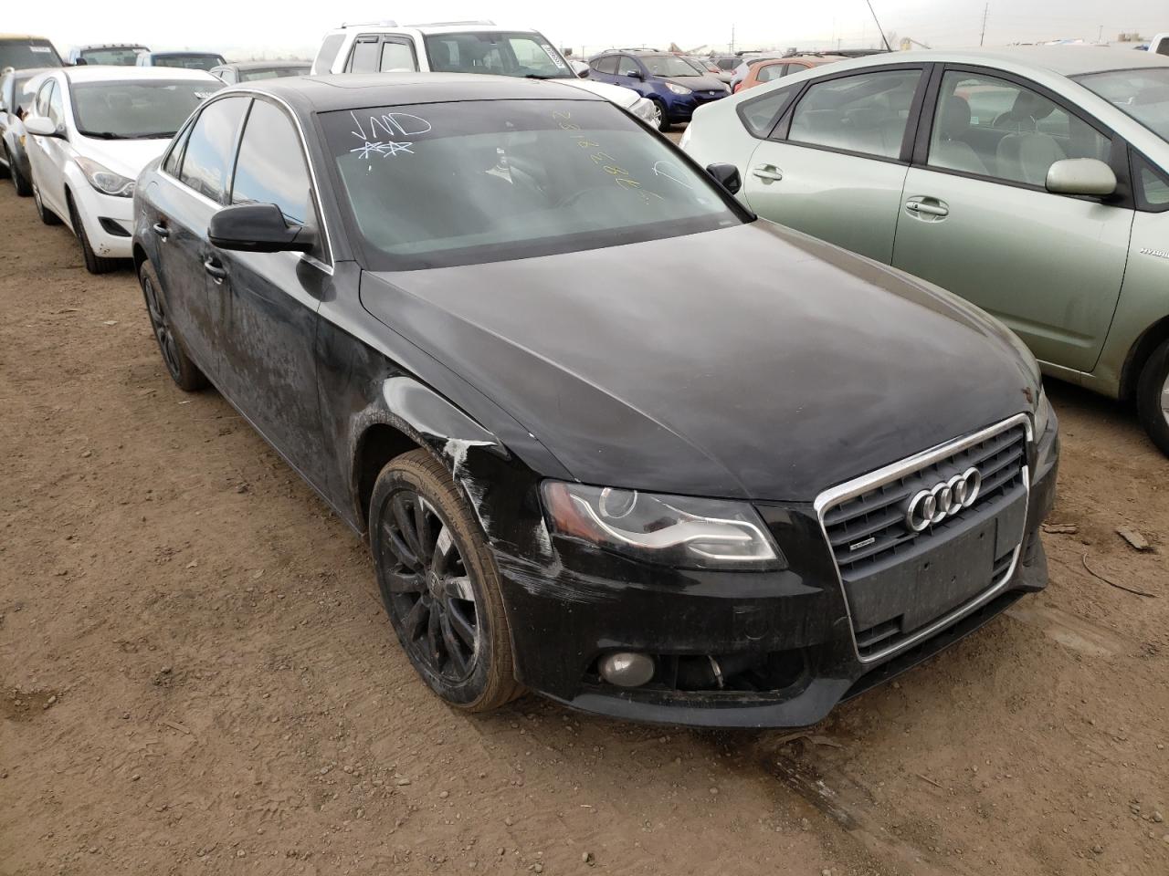 AUDI A4 PREMIUM 2010 with VIN WAUFFAFL5AN038275 - Photo from auction