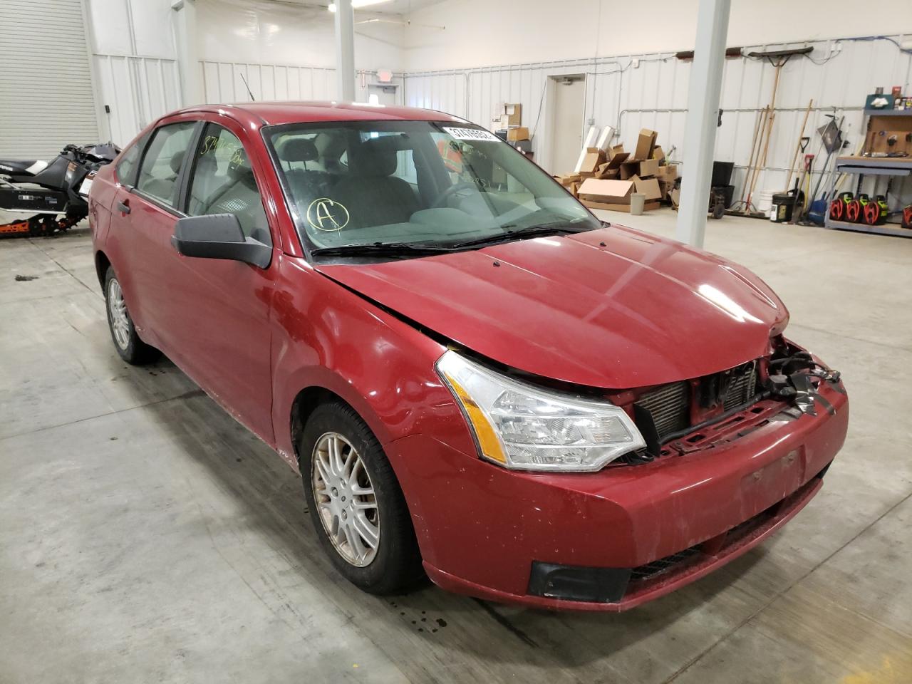 FORD FOCUS SE 2010 with VIN 1FAHP3FN3AW124853 - Photo from auction
