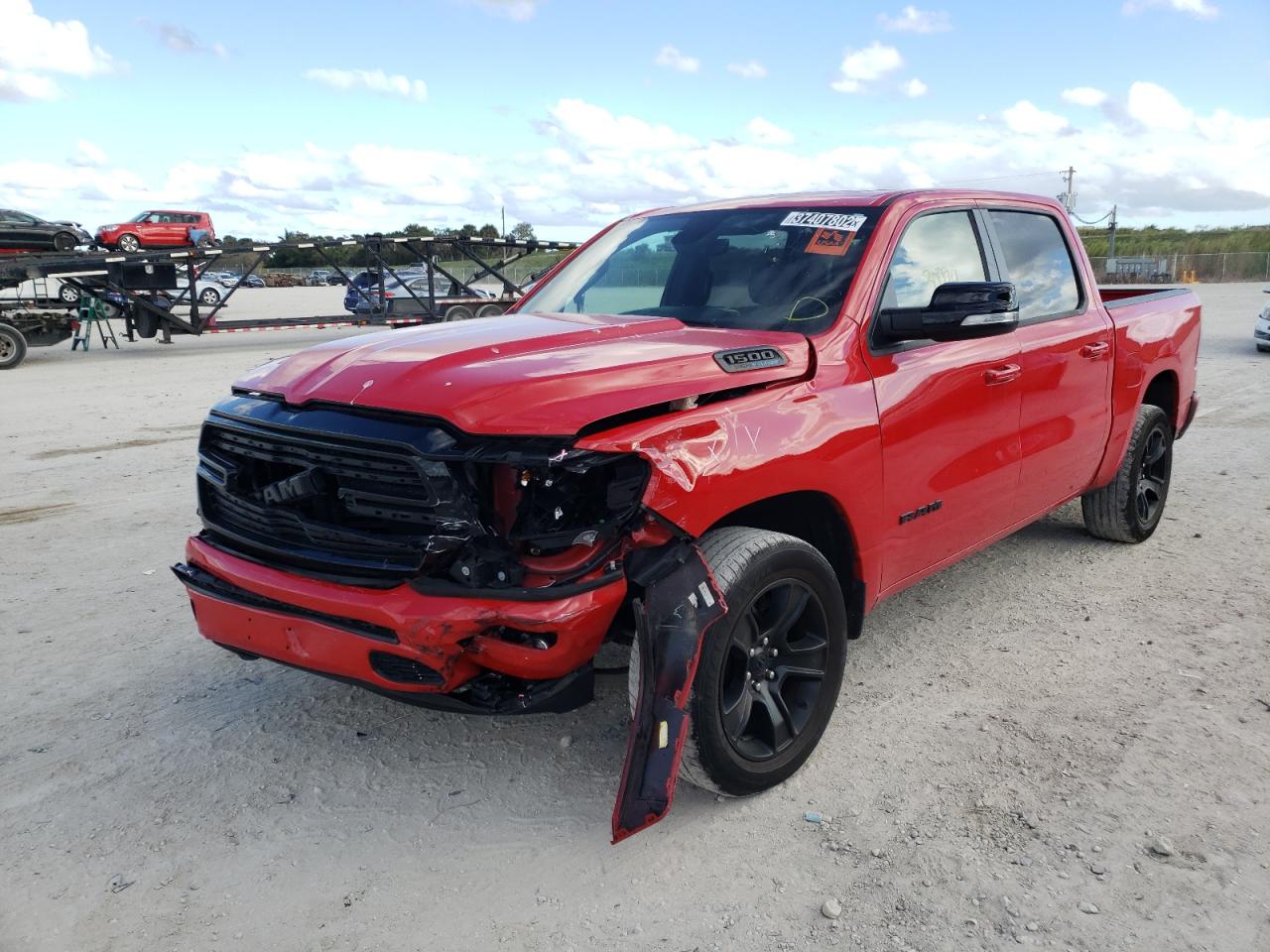 Photo 2 from auction – 2021 RAM 1500 BIG H with VIN 1C6SRFFT2MN588261