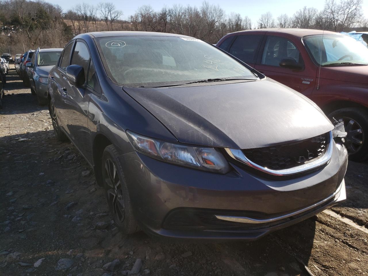 HONDA CIVIC EX 2014 with VIN 19XFB2F8XEE221519 - Photo from auction