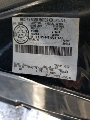Photo 10 from auction – 2000 FORD MUSTANG with VIN 1FAFP4448YF261661