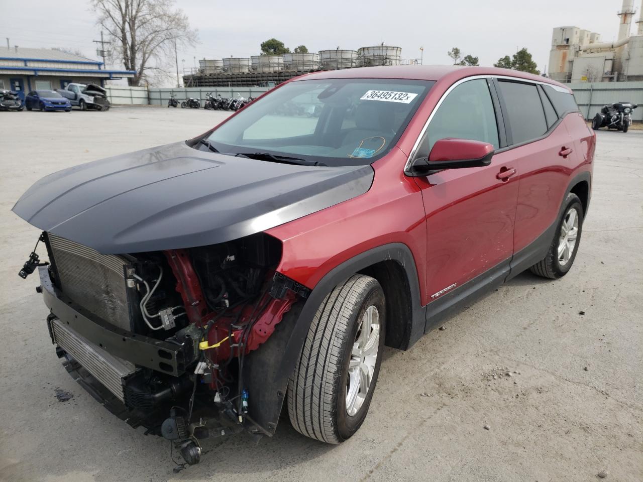 Photo 2 from auction – 2020 GMC TERRAIN SL with VIN 3GKALMEV9LL224693
