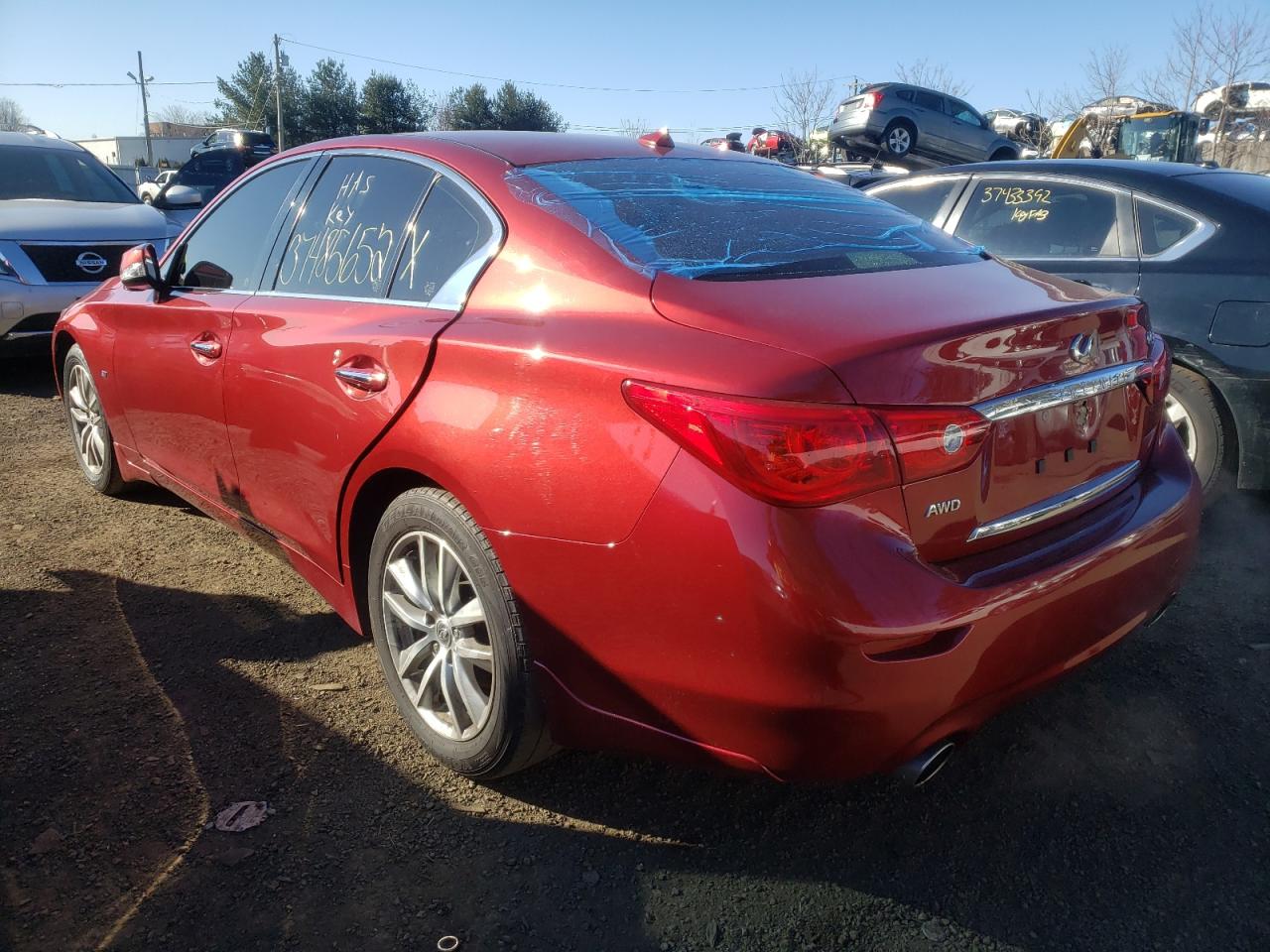Photo 4 from auction – 2015 INFINITI Q50 BASE with VIN JN1BV7AR6FM416218