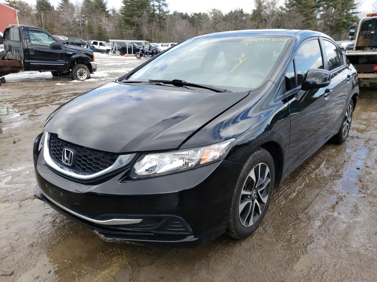 Photo 2 from auction – 2013 HONDA CIVIC EX with VIN 19XFB2F87DE268697