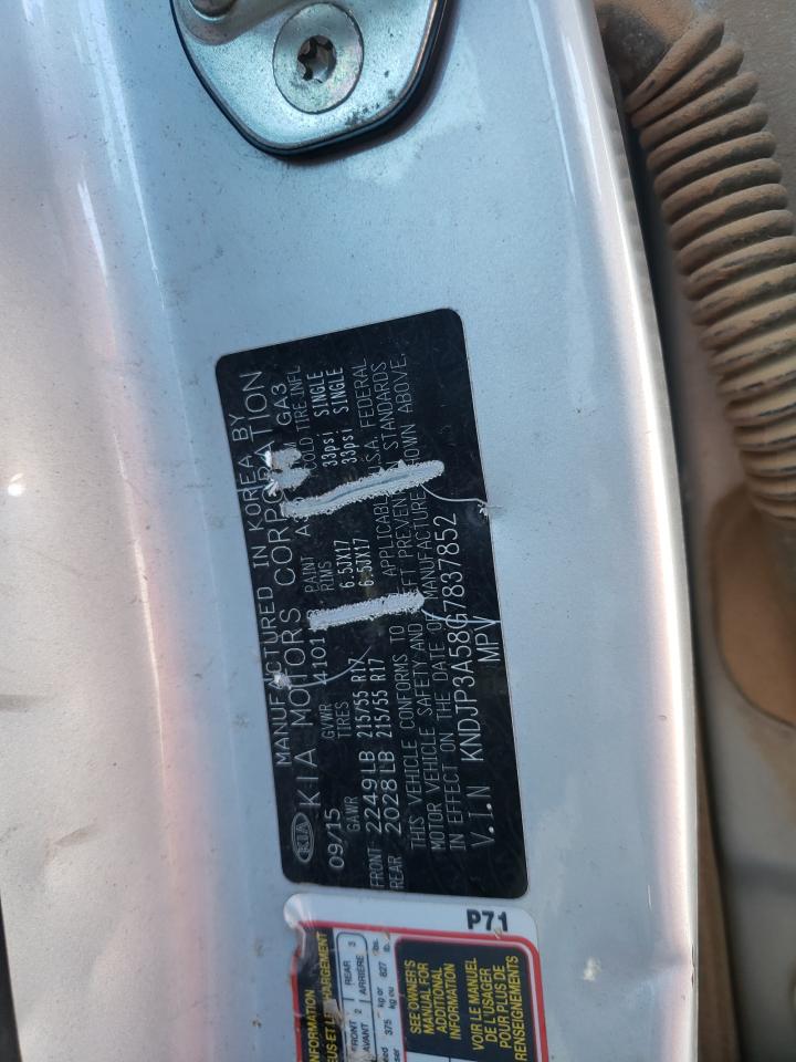 Photo 10 from auction – 2016 KIA SOUL + with VIN KNDJP3A58G7837852