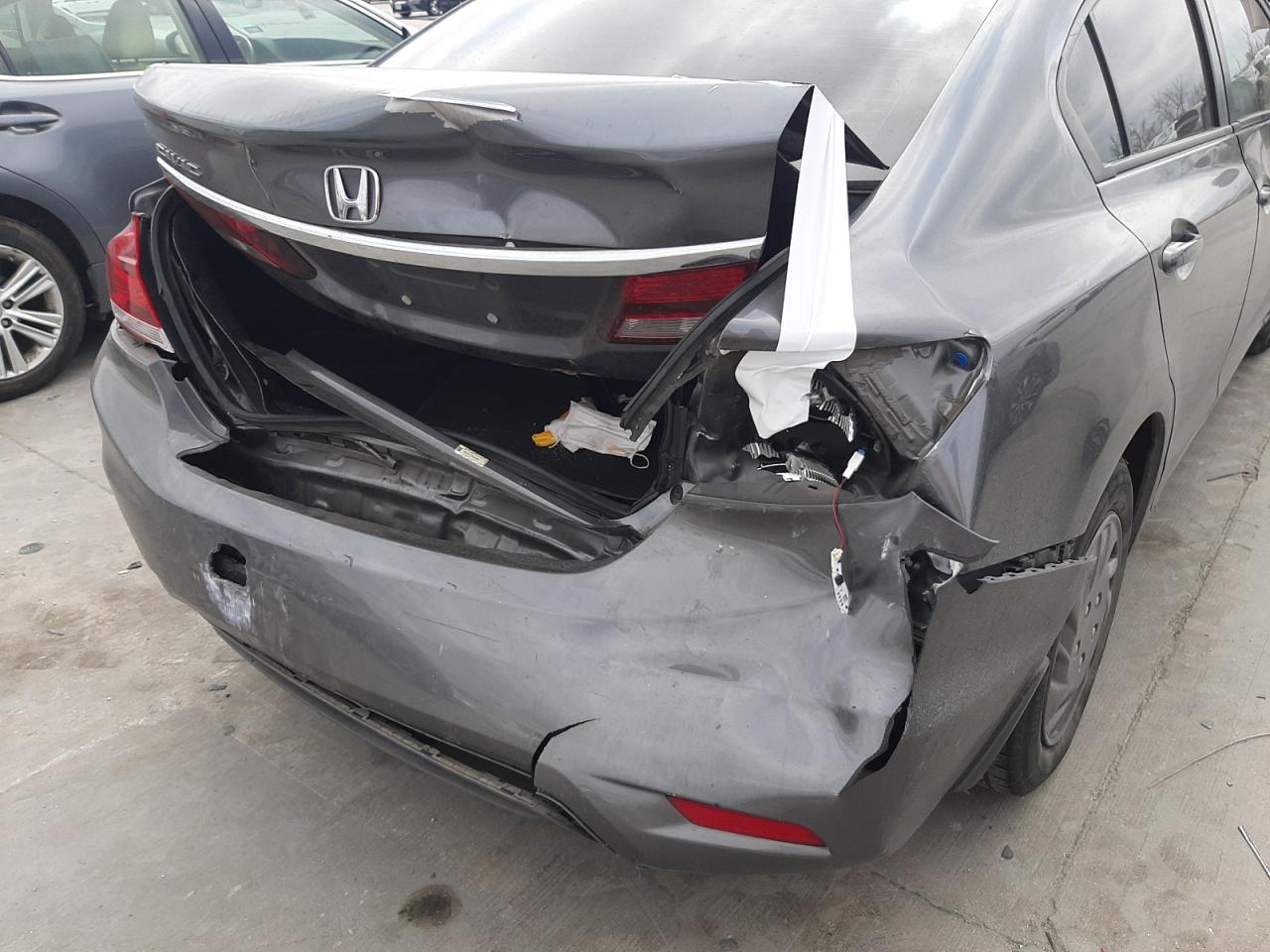 Photo 9 from auction – 2013 HONDA CIVIC LX with VIN 19XFB2F51DE200465